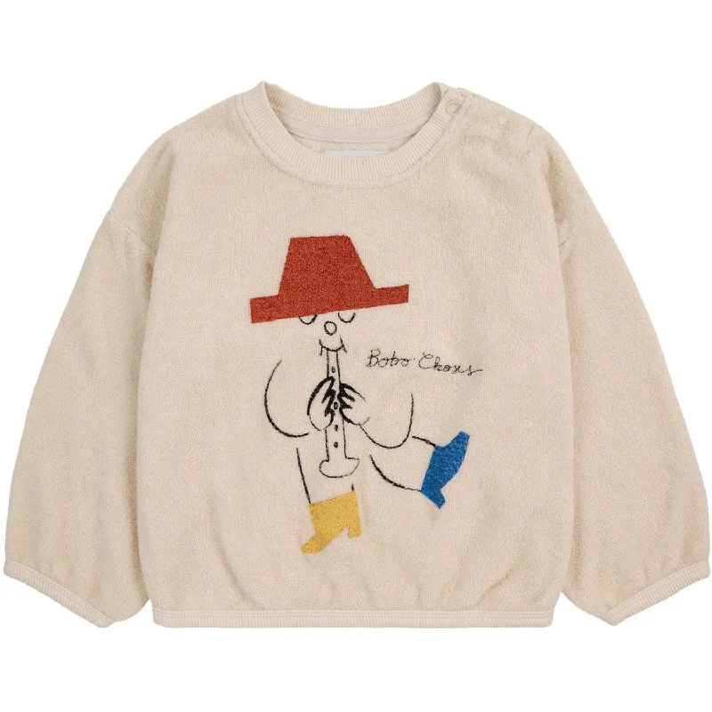 Relaxed Clothing Bobo Choses White Magic Flute Crewneck