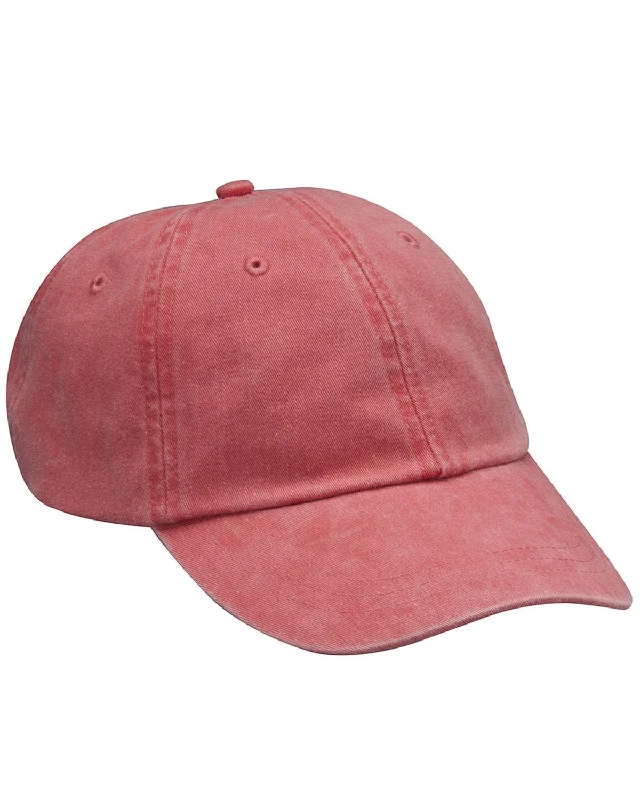 Comfortable Lifestyle Adams Low-Profile Washed Pigment-Dyed Cap | Poppy