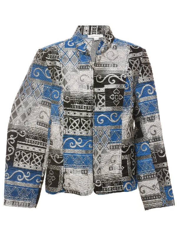 Comfortable Sweaters Multi-colour Tapestry Jacket - M