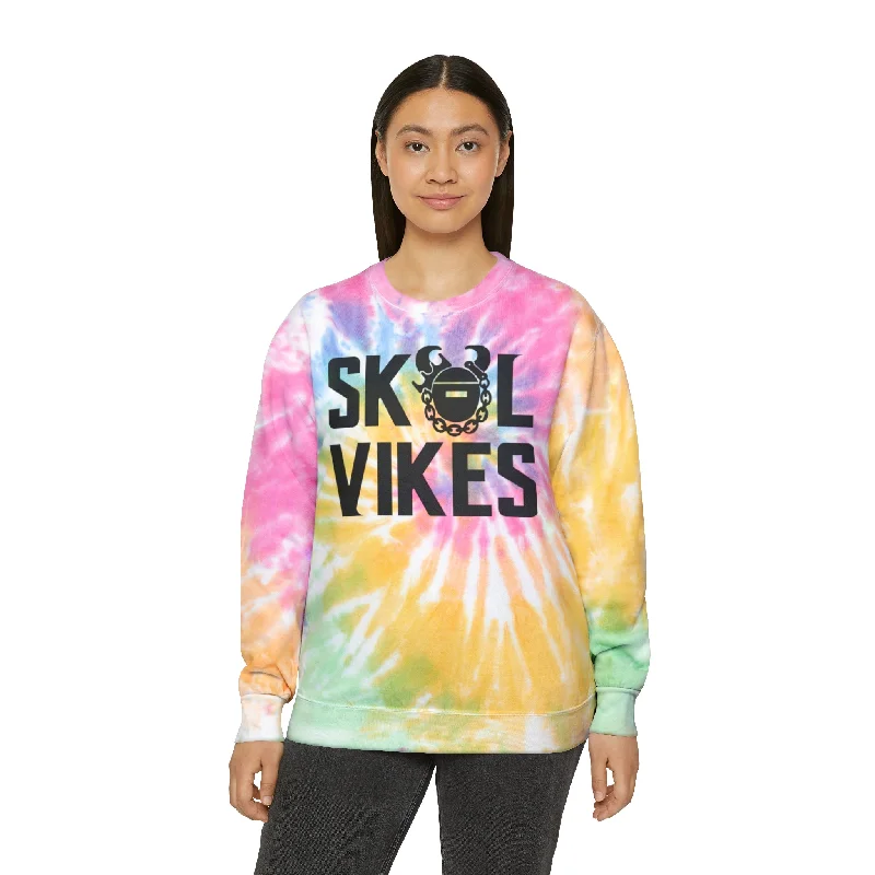 Warm Wear Tie-Dye Crewneck - Vikes