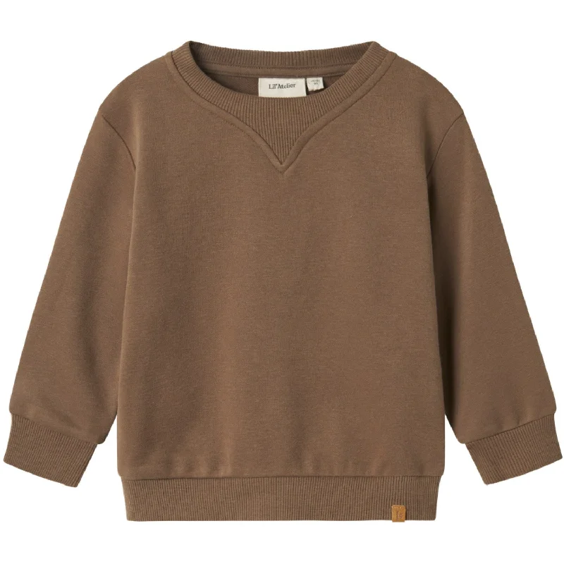 Trendy Looks Lil'Atelier Shitake Ilondon Ran Loose Sweatshirt