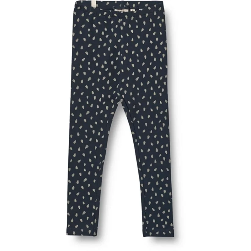 Stylish Casuals Wheat Navy Spruceone Jersey Leggings