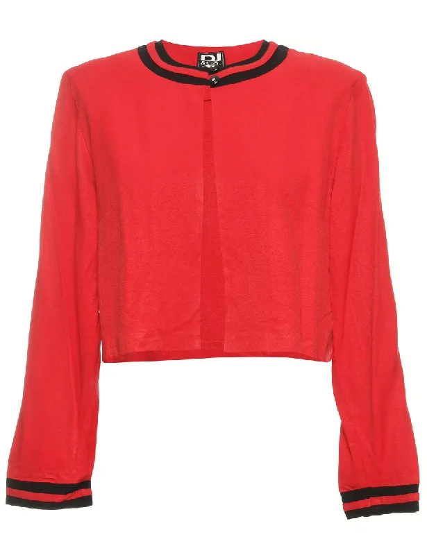 All-Day Outfits Button Front Jacket - L