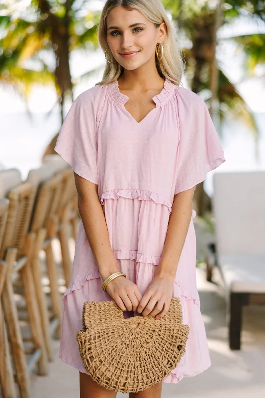 Sporty Wear Perfectly You Light Pink Babydoll Dress