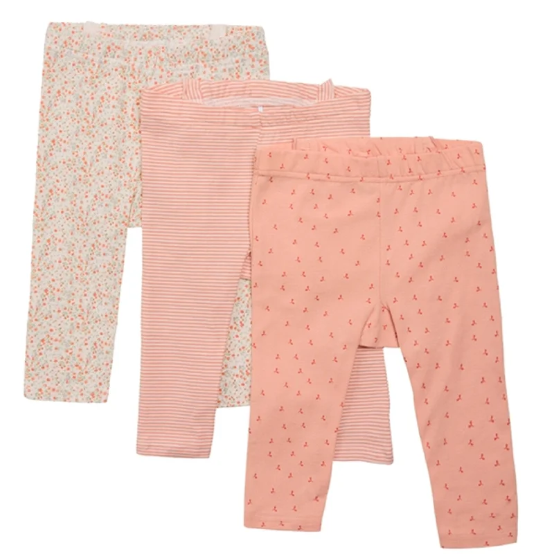 Chic Comfort Wear Hust & Claire Baby Desert Red Liva Leggings 3-Pak