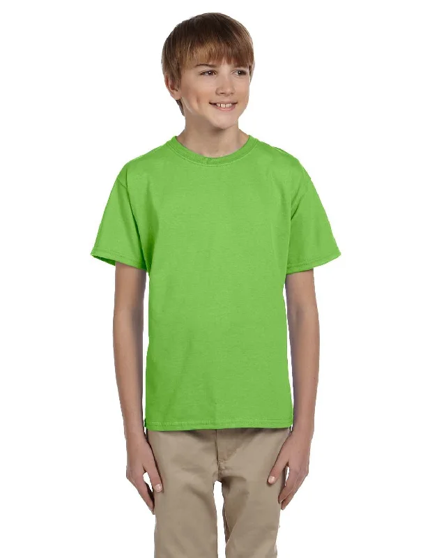 Comfortable Fashion Looks Gildan Ultra Cotton Youth Heavyweight T-Shirt | Lime