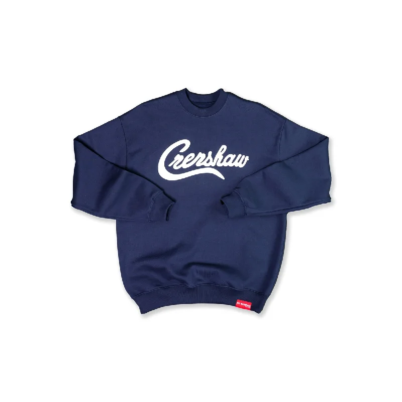 Soft Feel Limited Edition Ultra Crenshaw Crewneck - Navy/White