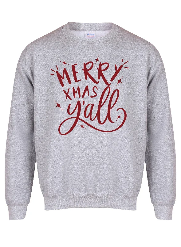Light Dressing Merry Xmas Y'all - Unisex Fit Sweater