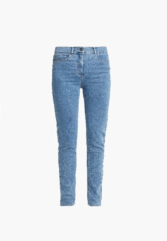 Simple Comfort Agatha Slim - Medium Length - Blue Denim