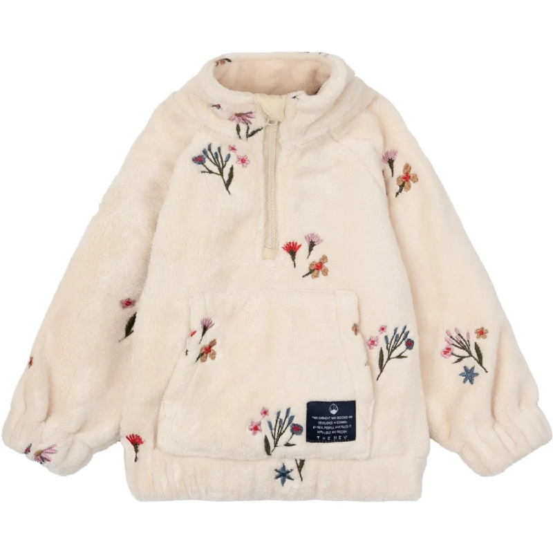 Modern Chic THE NEW Siblings Angora Big Flower Aop Lorraine Teddy Sweatshirt