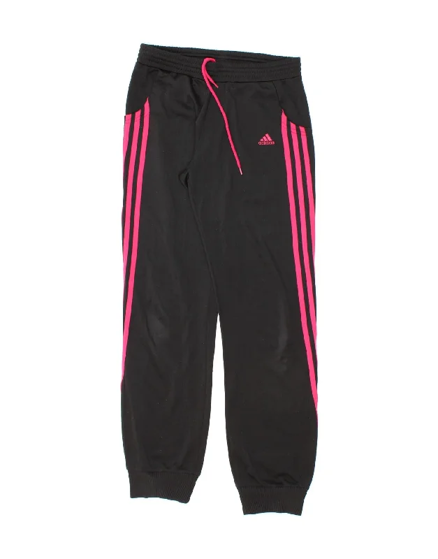 Cozy Lounge Wear ADIDAS Womens Tracksuit Trousers Joggers UK 12 Medium Black Polyester Cozy Lounge Wear ADIDAS Womens Tracksuit Trousers Joggers UK 12 Medium Black Polyester