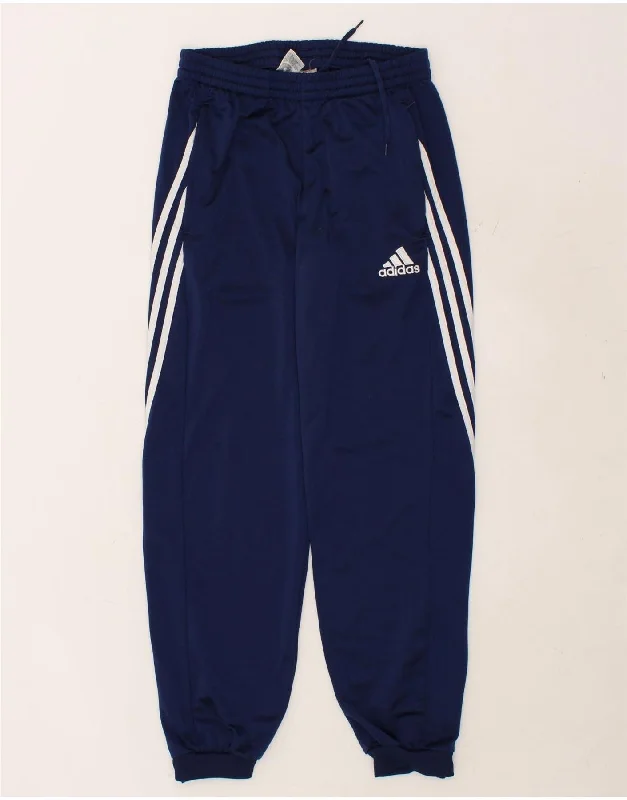 Easy-to-Wear ADIDAS Womens Tracksuit Trousers Joggers UK 12 Medium Navy Blue Polyester Easy-to-Wear ADIDAS Womens Tracksuit Trousers Joggers UK 12 Medium Navy Blue Polyester