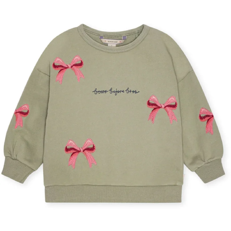 Comfortable Lounge Wear Konges Sløjd Tea Lou Bow Sweatshirt Ocs