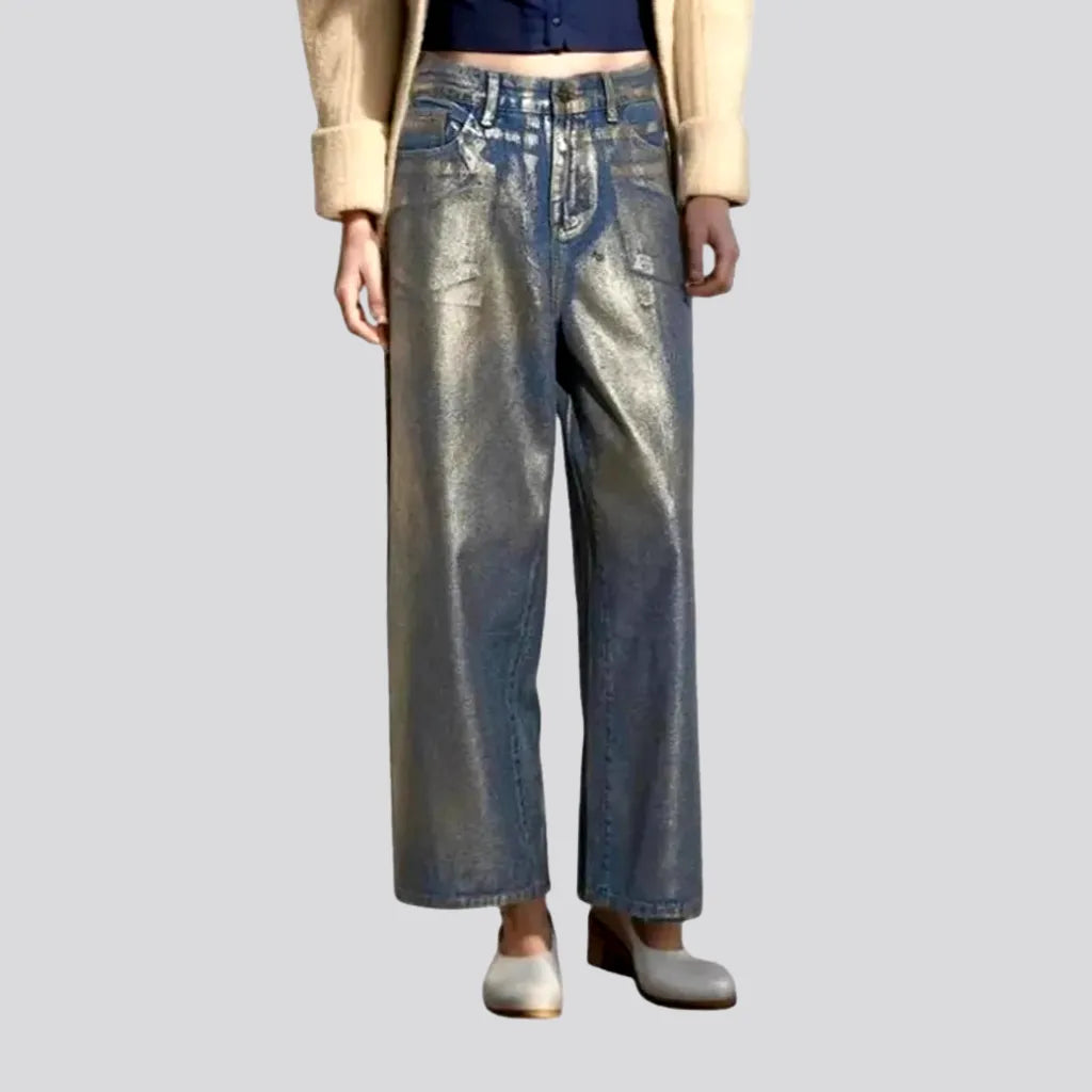 Soft Textures Fashion high-waist jeans for ladies
