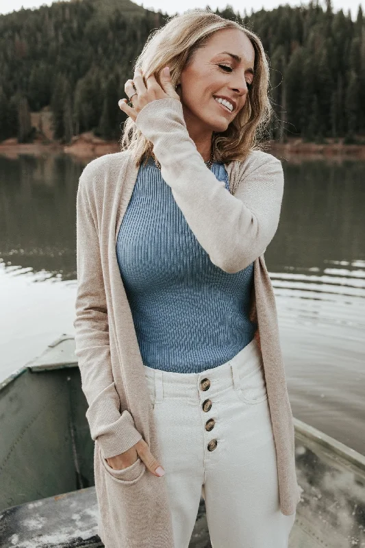 Cozy Fashion Edison Cardigan | Oatmeal