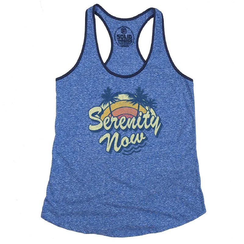 Cozy Footwear Women's Serenity Now Ringer Tank Top
