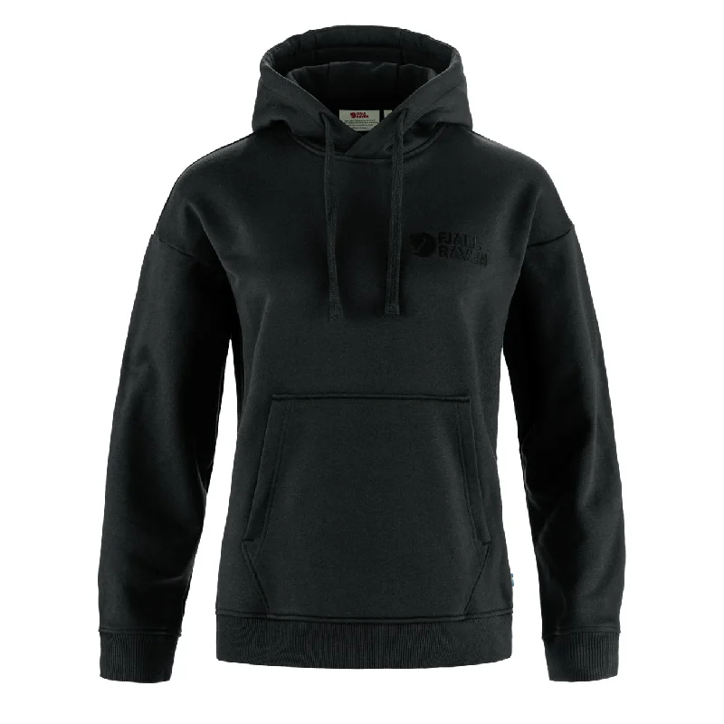 Cozy Apparel Fjallraven Womens Classic Hoodie Black