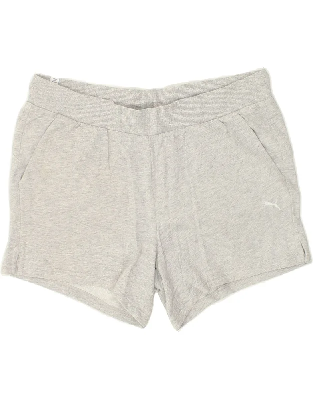 Everyday Outfits PUMA Womens Sport Shorts UK 16 Large  Grey