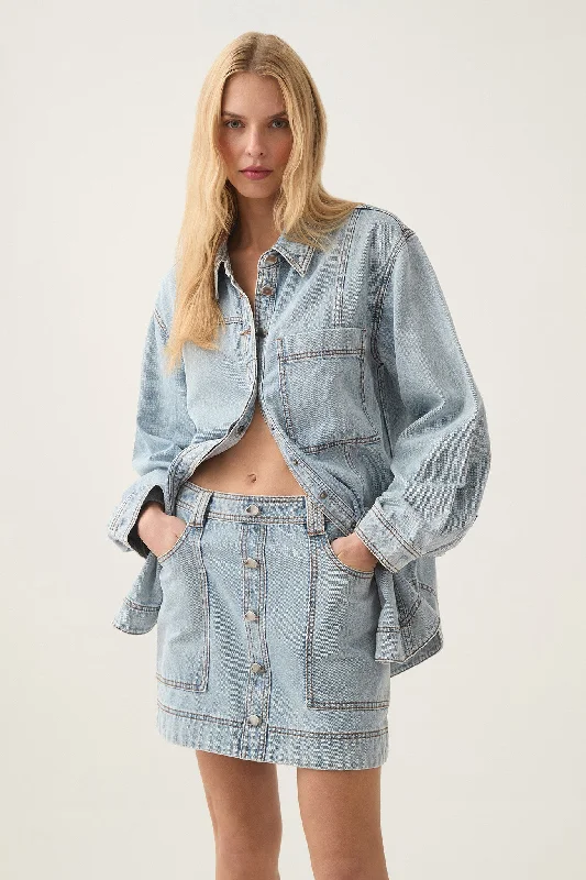 Chic Outfits Aura Denim Shirt