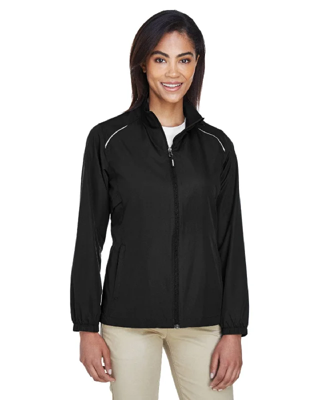 Light Fit Core 365 Motivate Ladies Unlined Lightweight Jacket | Black