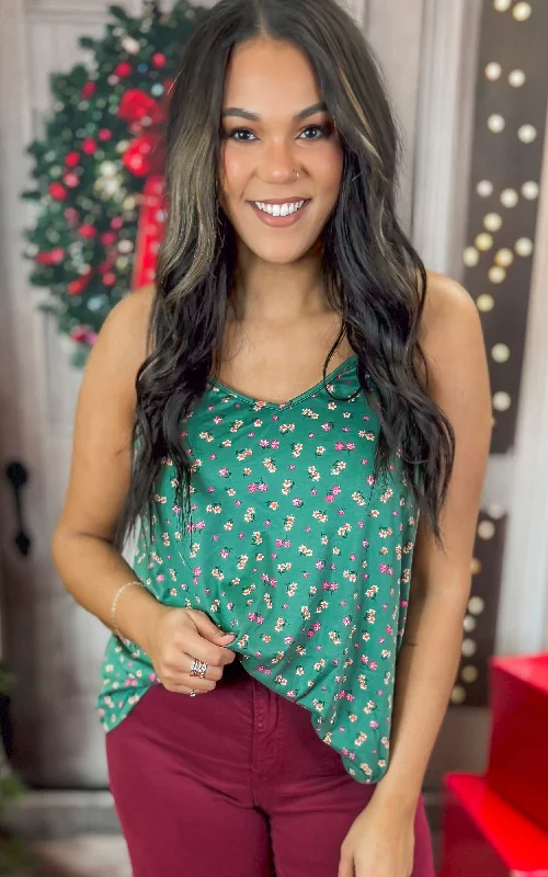 Comfortable Lifestyle Dreamy Soft Floral Tank Top