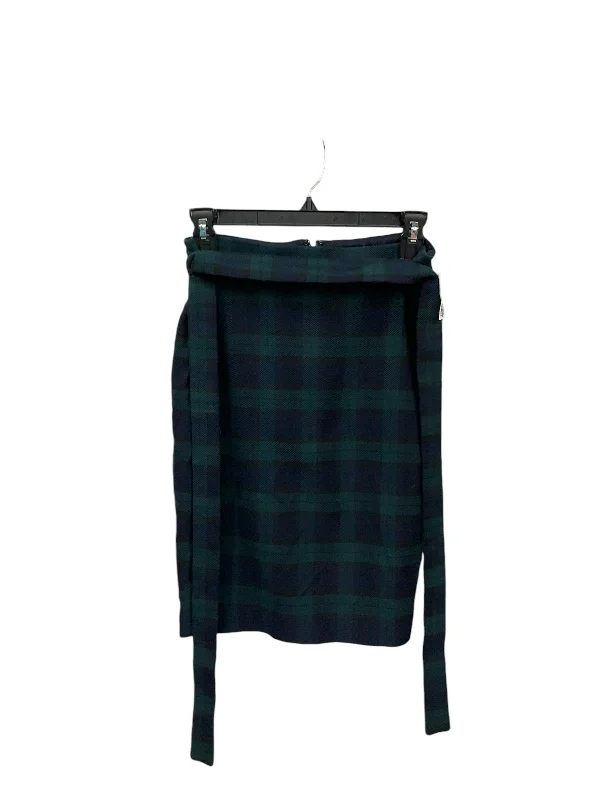 Weekend Comfort Skirt Mini & Short By Ann Taylor In Plaid Pattern, Size: 0