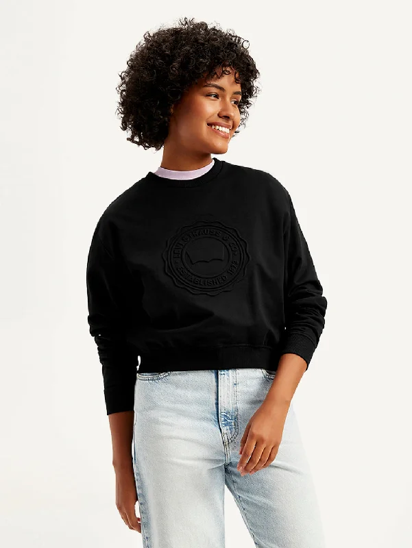 Relaxed Chic Women's Graphic Print Regular Fit Sweatshirt