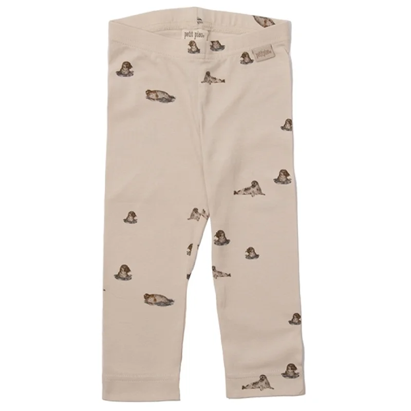 Sporty Comfort Petit Piao Seal Printed Leggings