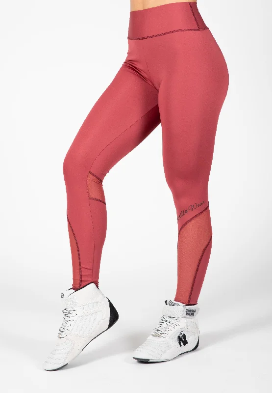Cozy Outerwear Kaycee Tight - Burgundy Red