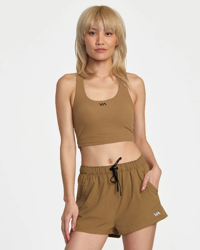 Simple Looks VA Essential Mid-Rise Yogger X Technical Training Shorts - Ermine