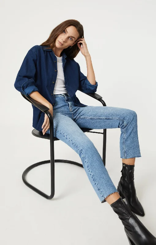 Sporty Wear NEW YORK STRAIGHT LEG IN LIGHT INDIGO RECYCLED BLUE