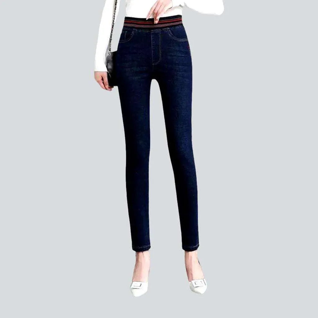 Comfortable Lifestyle Stonewashed jeans
 for ladies
