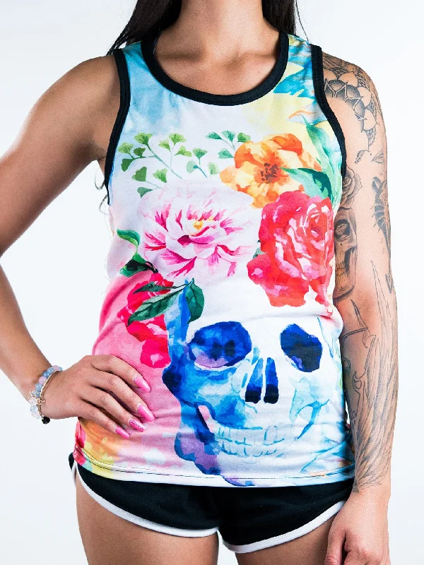 Warm Layers Life and Death Unisex Tank Top