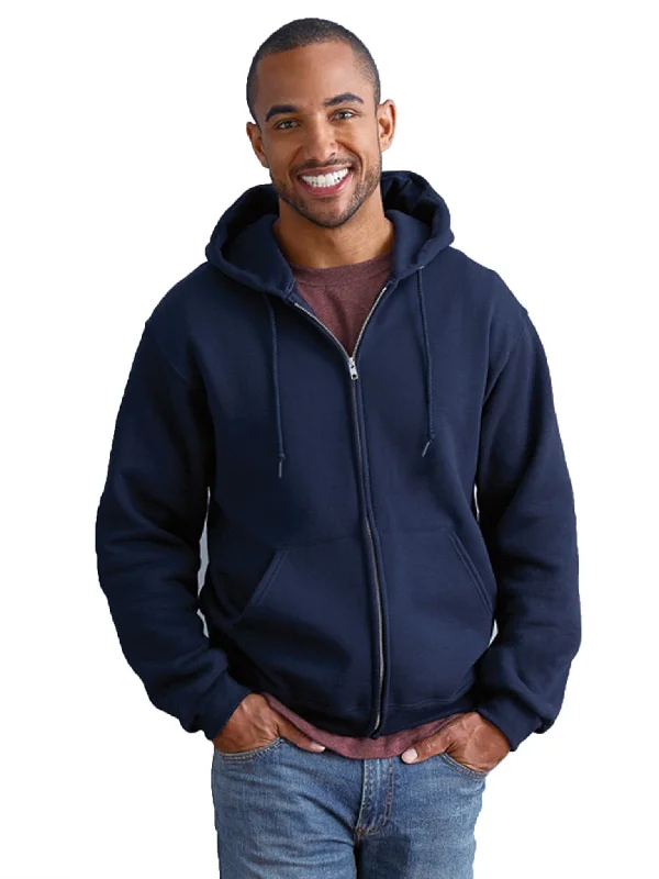 Cozy Footwear Jerzees Super Sweats 50/50 Full-Zip Hoodie