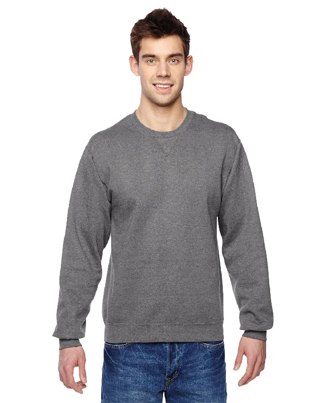 Casual Chic Looks Fruit of the Loom Sofspun Crewneck Sweatshirt | Charcoal Heather