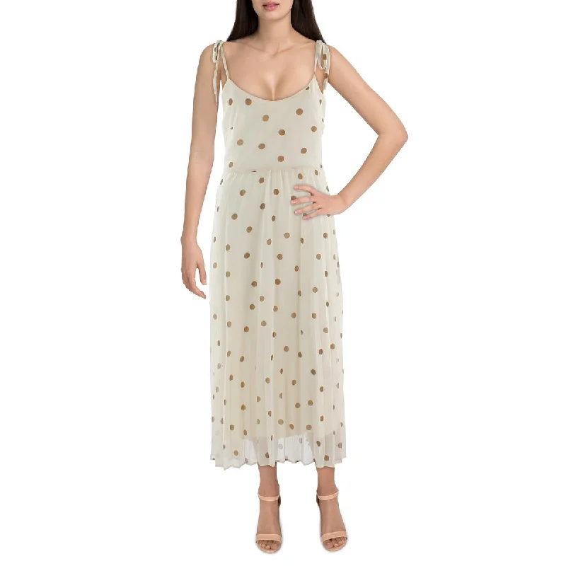 Cozy Knits AVANTLOOK Womens Polka Dot Long Maxi Dress