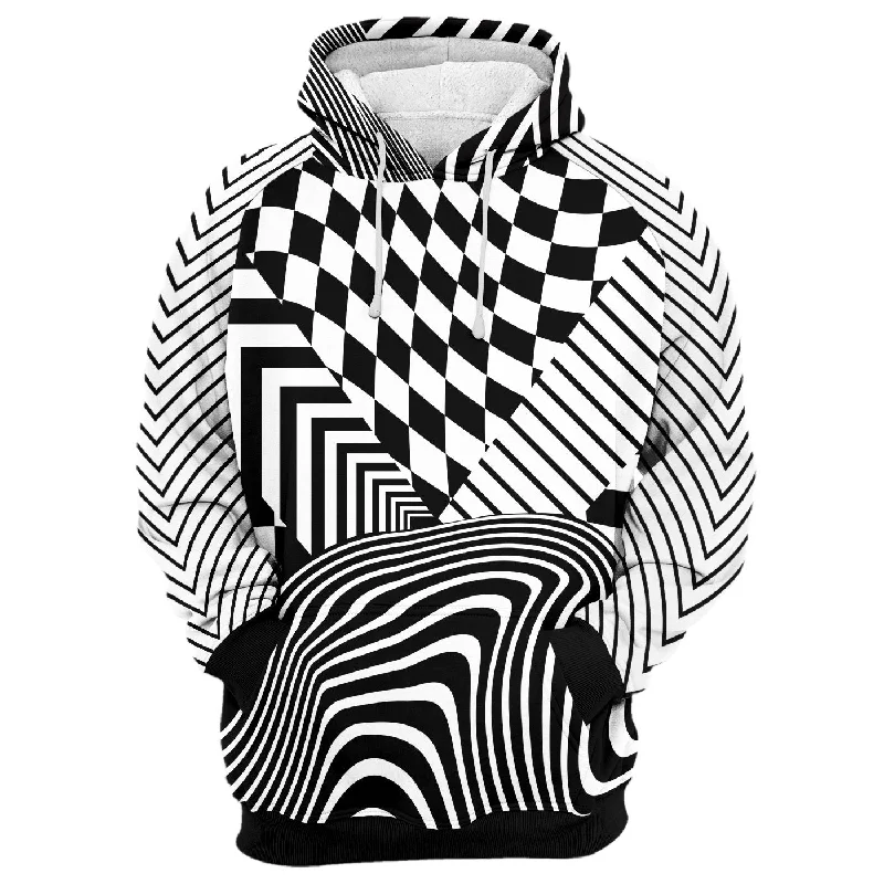 Cozy Lounge Wear Stripes Hoodie