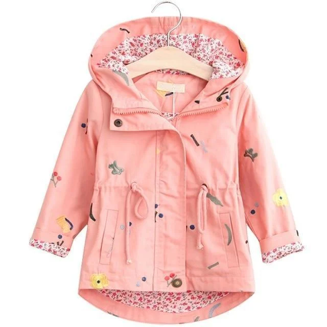 Casual Fit Wear Kids Jacket Children Drawstring Jacket