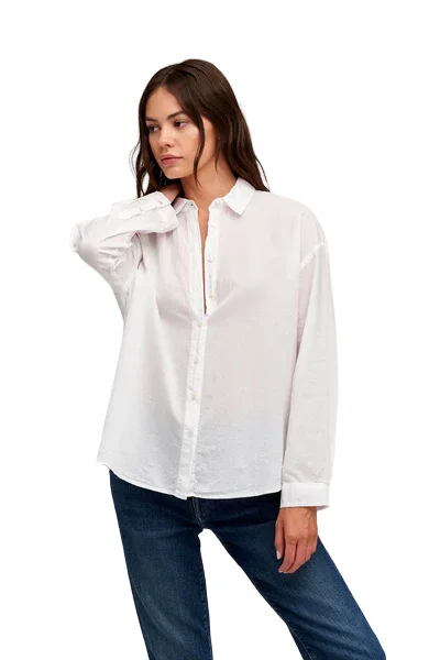 Comfortable Jeans Devyn Shirt - White