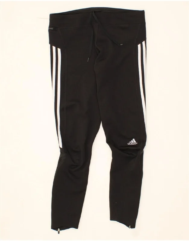 Versatile Casuals ADIDAS Womens Tracksuit Trousers UK 14 Medium Black