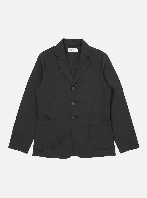 Comfortable Jeans Universal Works Black London Suit Jacket