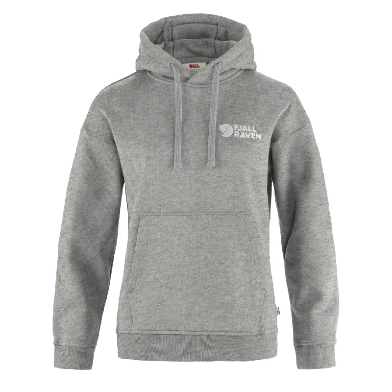 Versatile Outfits Fjallraven Womens Classic Hoodie Grey / Melange