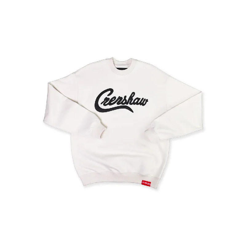 Relaxed Tops Limited Edition Ultra Crenshaw Crewneck - Bone/Black