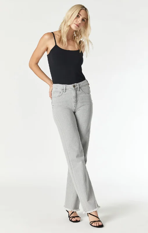 Layered Style VICTORIA WIDE LEG IN STONE NATURAL DYE