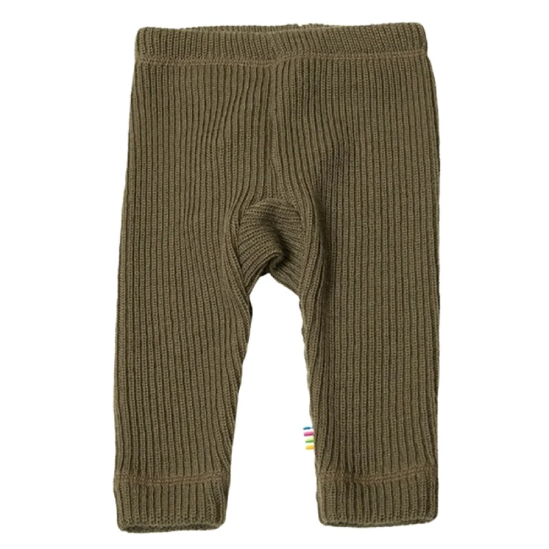 Stylish Jackets Joha Wool Dark Beige Leggings