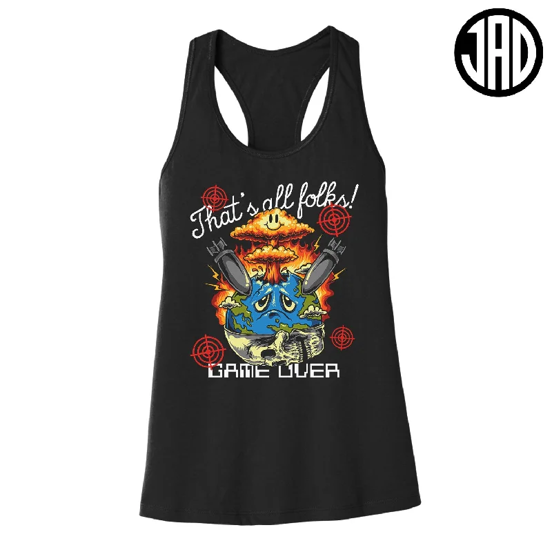 Soft Feel Game Over - Women's Racerback Tank