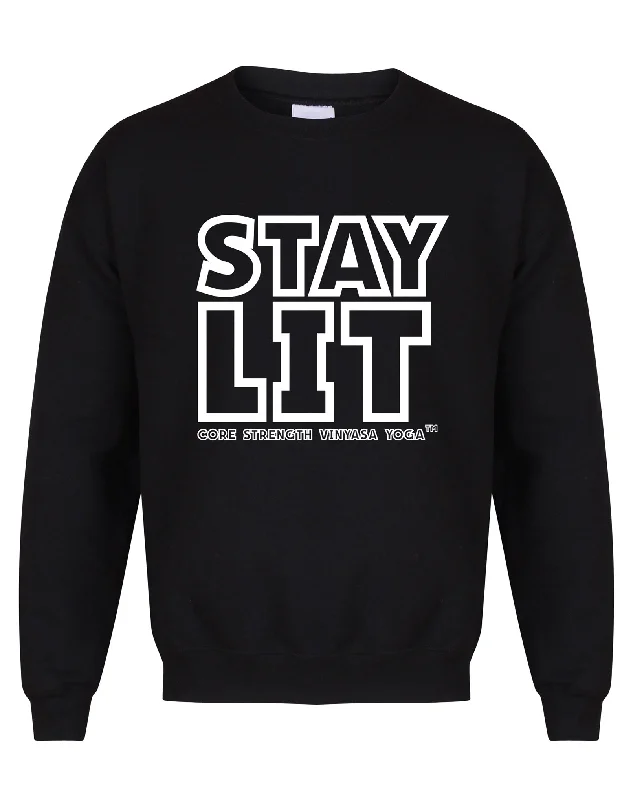 Comfortable Jeans Stay Lit - Core Strength - Unisex Fit Sweater
