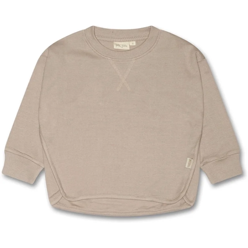 Cozy Outerwear Petit Piao® Simply Taupe Sweatshirt Waffle