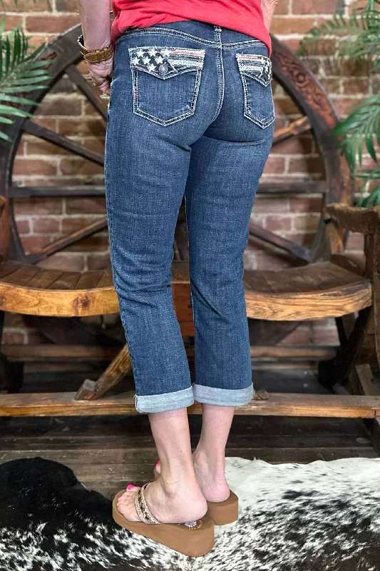 Comfortable Fashion Looks Flag Pocket Suki Capri by Silver Jeans