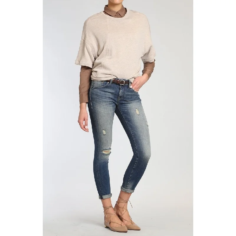 All-Day Outfits Mavi Adrianna Ankle Super Skinny in Mid Shaded Glam Vintage